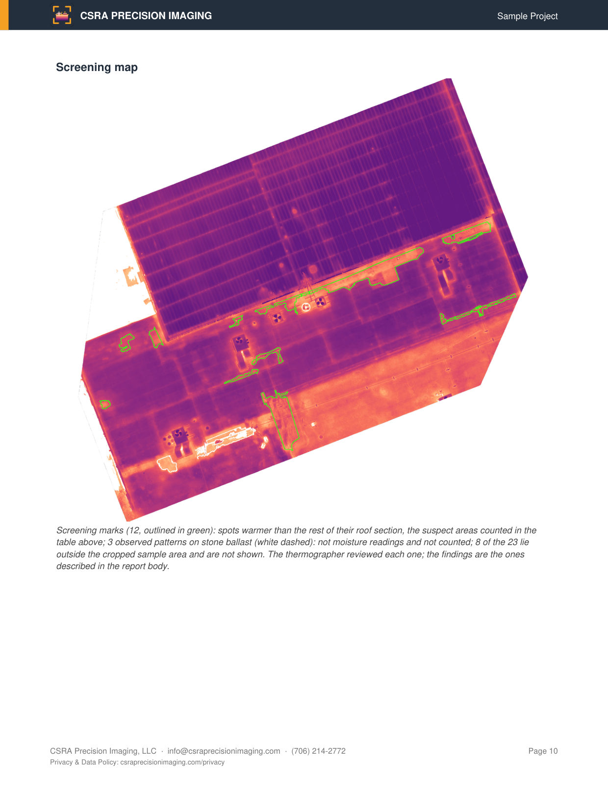 Sample inspection report, page 10 of 10